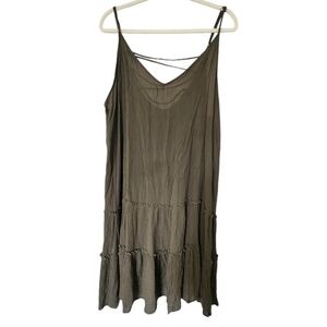 Heart and Hips Green Sun Dress 2X